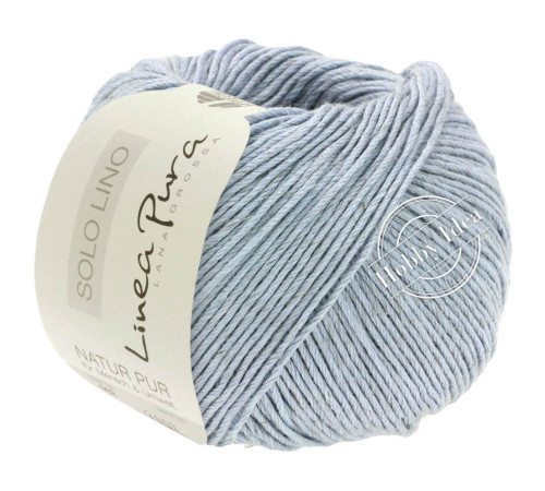 Lana Grossa Solo Lino 048 Серо-голубой*