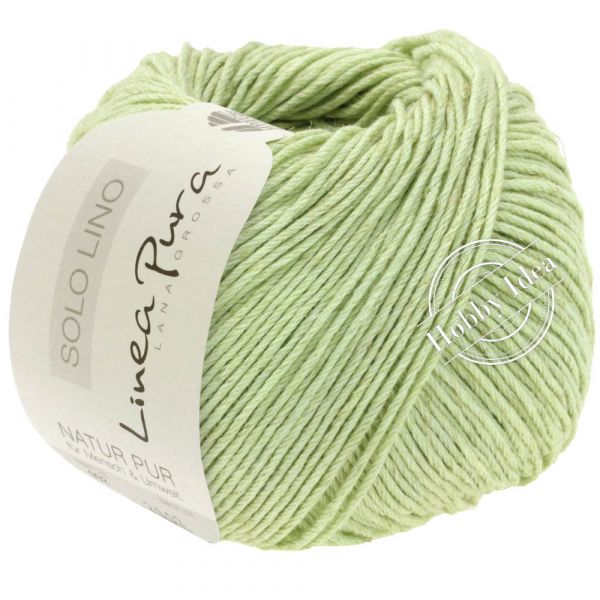 Lana Grossa Solo Lino 050 Светлый лайм из категории Lana Grossa Solo Lino