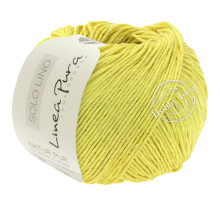 Lana Grossa Solo Lino 053 Цитрусовый жёлтый*