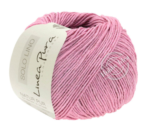 Lana Grossa Solo Lino 057 Розовый*