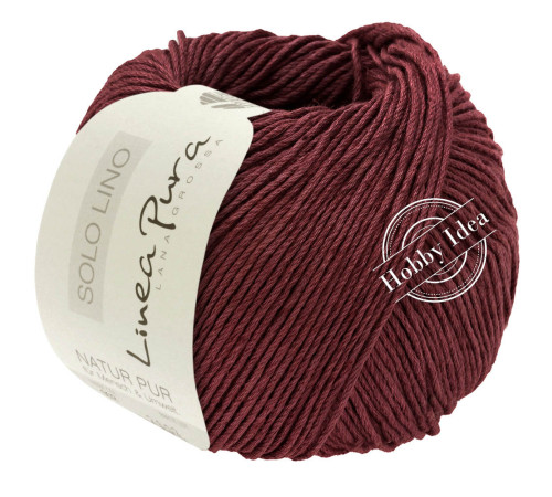 Lana Grossa Solo Lino 059 Винный*