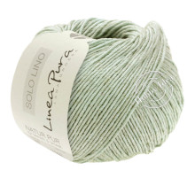 Lana Grossa Solo Lino 060 Зеленая пастэль