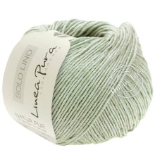 Lana Grossa Solo Lino 060 Зеленая пастэль