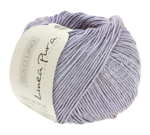Lana Grossa Solo Lino 065 Светло-лиловый*