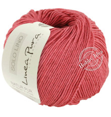 Lana Grossa Solo Lino 067 Красный фламинго