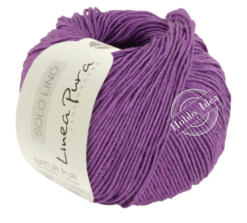 Lana Grossa Solo Lino 068 Фиолетовый*