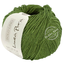 Lana Grossa Solo Lino 074 Зелёный