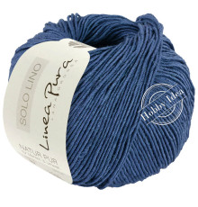 Lana Grossa Solo Lino 076 Синий