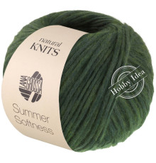Lana Grossa Summer Softness 24 Тёмно-зелёный