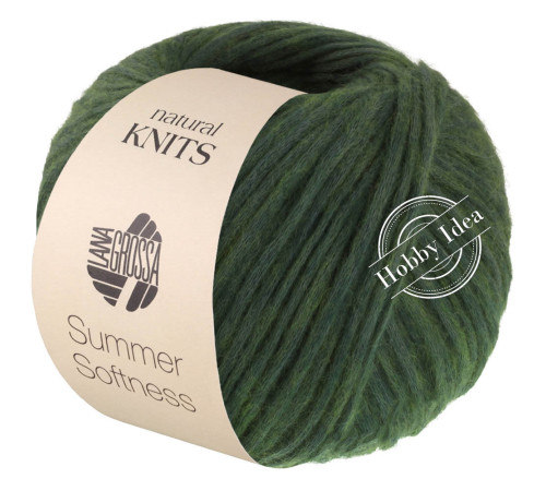 Lana Grossa Summer Softness 24 Тёмно-зелёный