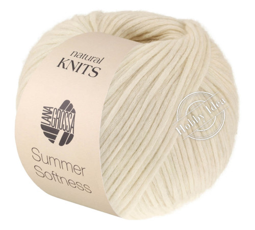 Lana Grossa Summer Softness 26 Светлый мел