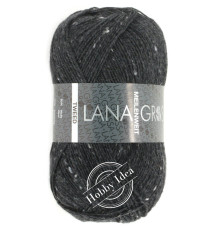 Lana Grossa Meilenweit 100 Tweed 107 Антрацитовый