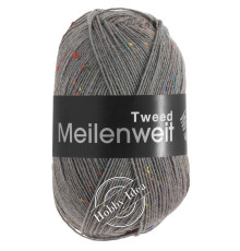 Lana Grossa Meilenweit 100 Tweed 160 Тёмно-серый