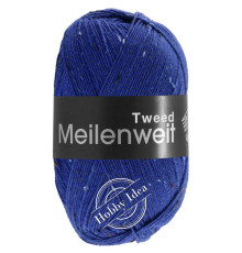 Lana Grossa Meilenweit 100 Tweed 177 Ярко-синий