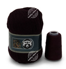 Menca Пух норки 812 Красный кофе