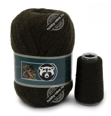 Menca Пух норки 814 Угольный серый