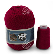 Menca Пух норки 822 Тёмный красный