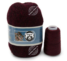 Menca Пух норки 823 Красно-черный