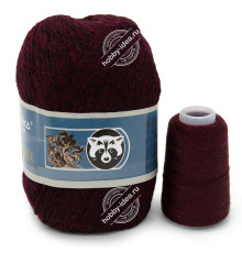 Menca Пух норки 823 Красно-черный