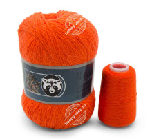 Menca Пух норки 840 Красно-оранжевый