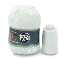 Menca Пух норки 848 Бледная мята