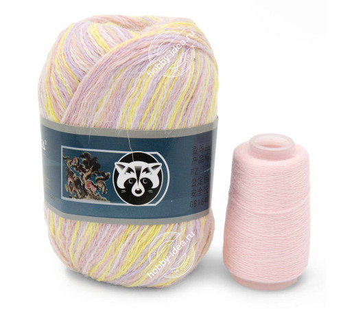 Menca Пух норки 879 Жёлто-розовый