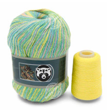 Menca Пух норки 882 Жёлто-зелёный