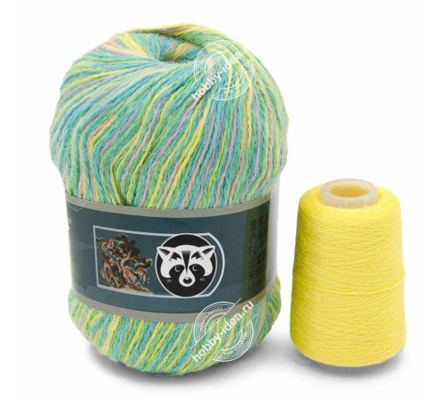 Menca Пух норки 882 Жёлто-зелёный