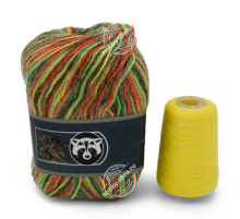 Menca Пух норки 886 Зелёно-коричневый