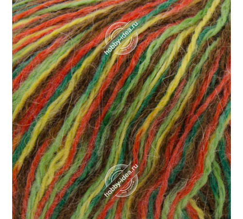 Menca Пух норки 886 Зелёно-коричневый