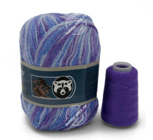 Menca Пух норки 910 Сине-фиолетовый