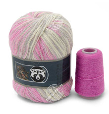 Menca Пух норки 911 Розово-белый