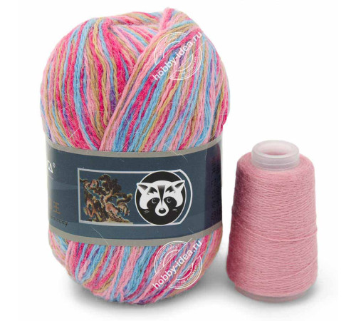 Menca Пух норки 914 Розово-голубой