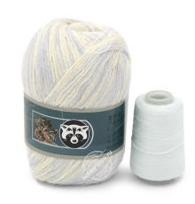 Menca Пух норки 917 Серо-мятный