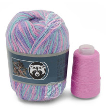 Menca Пух норки 921 Розово-фиолетовый