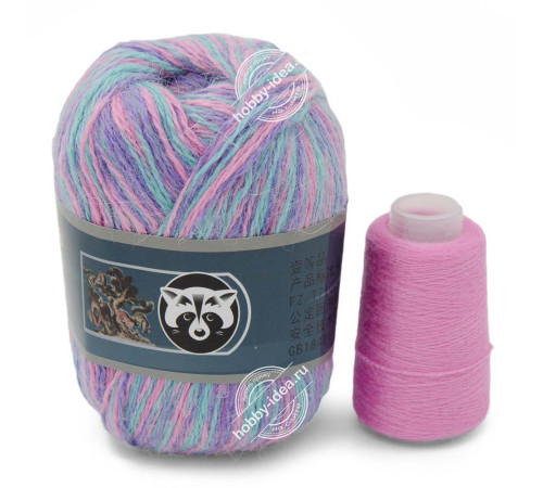 Menca Пух норки 921 Розово-фиолетовый