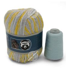 Menca Пух норки 927 Жёлто-голубой