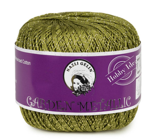Nazli Gelin Garden Metallic 70207 Натуральный зеленый