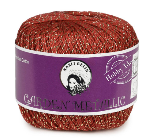 Nazli Gelin Garden Metallic 70210 Красно-рыжий