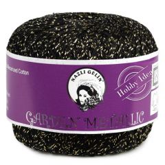 Nazli Gelin Garden Metallic 70216 Чёрный с золотом