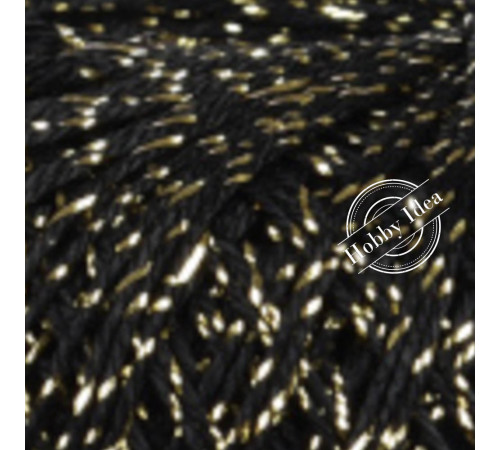 Nazli Gelin Garden Metallic 70216 Чёрный с золотом