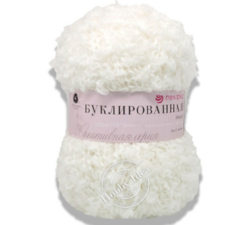 Пехорка Буклированная 0001 Белый