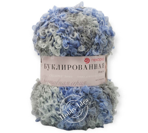Пехорка Буклированная 1073 Серо-голубой