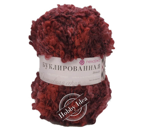 Пехорка Буклированная 1199 Вишнёво-бордовый