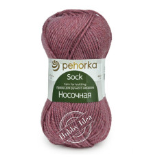 Пехорка Носочная 0816 Красный меланж