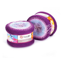 YarnArt Flowers 280 Лиловый Голубой Фиалка