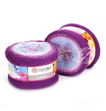 YarnArt Flowers 280 Лиловый Голубой Фиалка