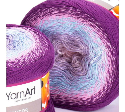 YarnArt Flowers 280 Лиловый Голубой Фиалка