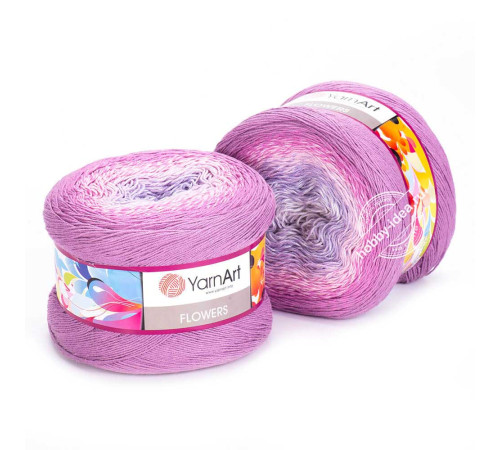 YarnArt Flowers 281 Лиловый Розовый