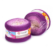 YarnArt Flowers 290 Розовый Фиолетовый